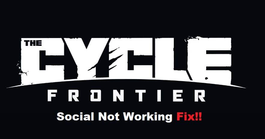 the cycle frontier social not working