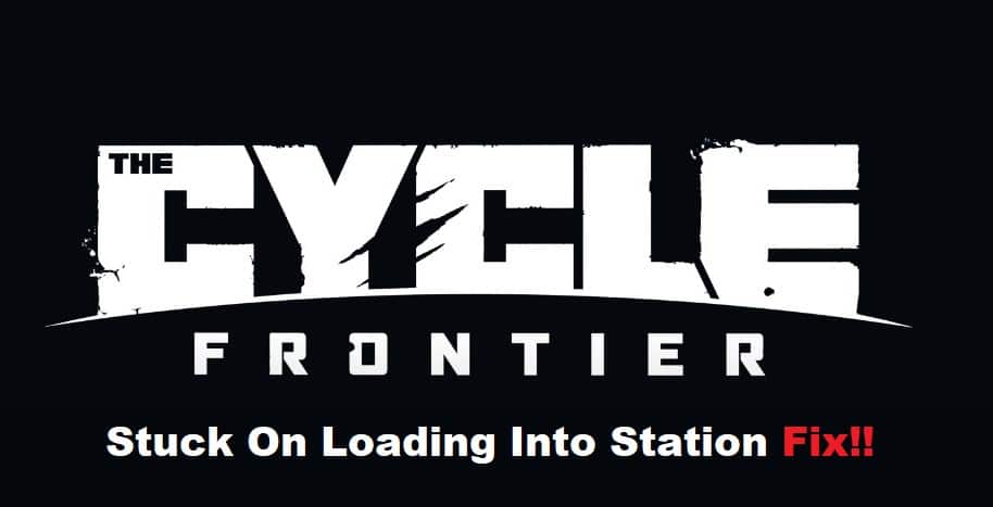 the cycle frontier stuck on loading into station