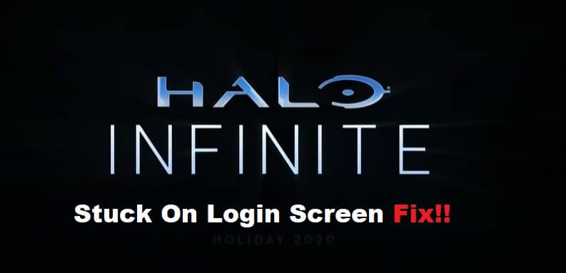 halo infinite stuck on login screen