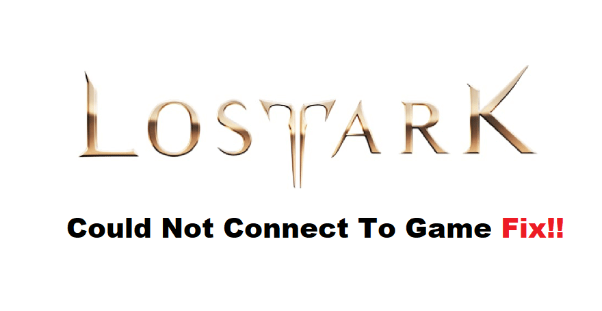 lost ark could not connect to game on one character