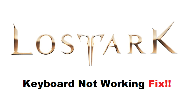 lost ark keyboard not working