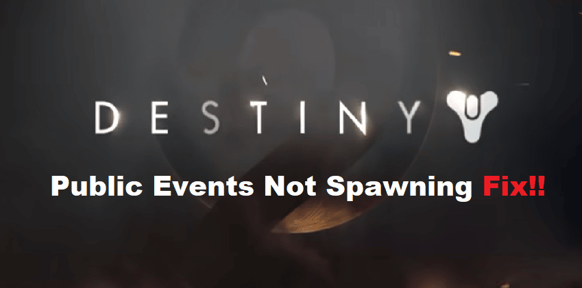 public events not spawning destiny 2