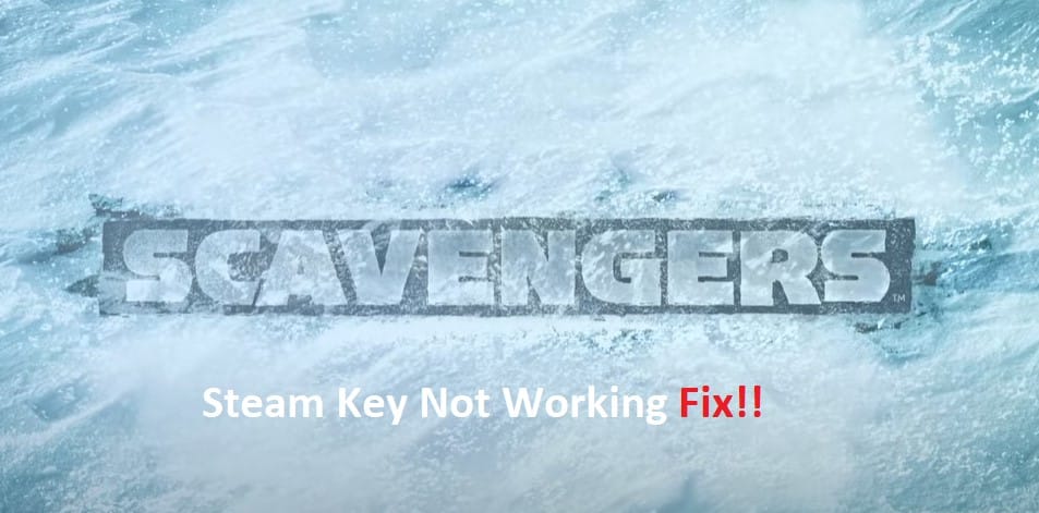 scavengers steam key not working