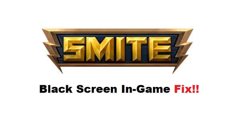 smite black screen in game