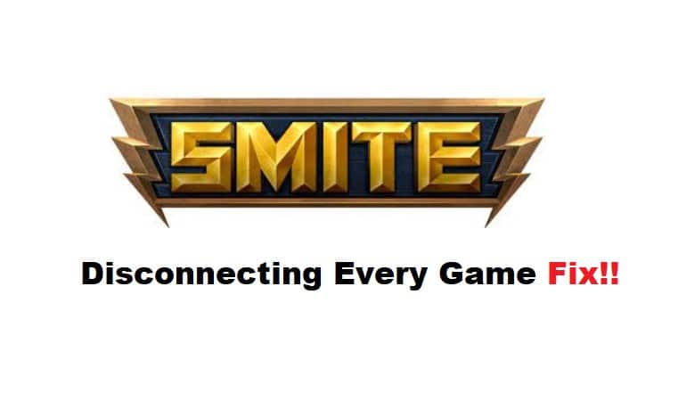 smite disconnecting every game