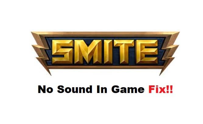 smite no sound in game