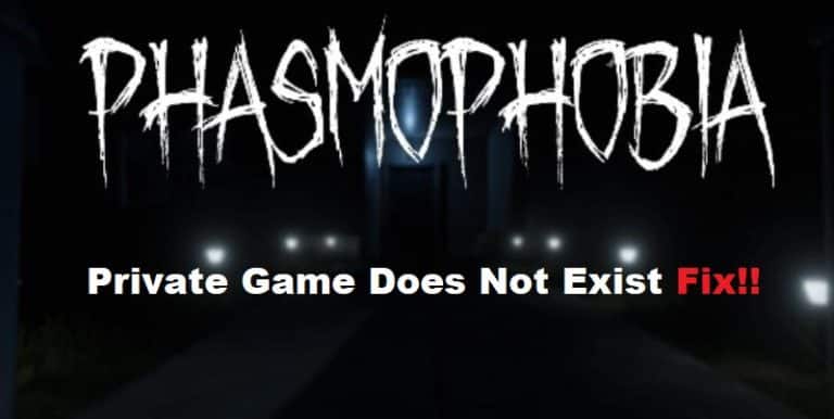 Game does not exist phasmophobia что делать