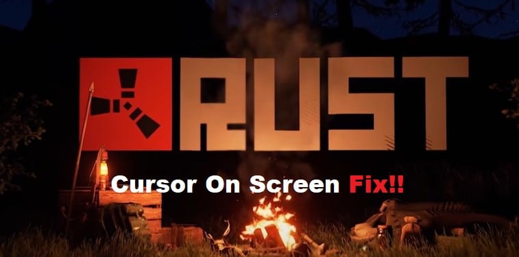 rust cursor on screen