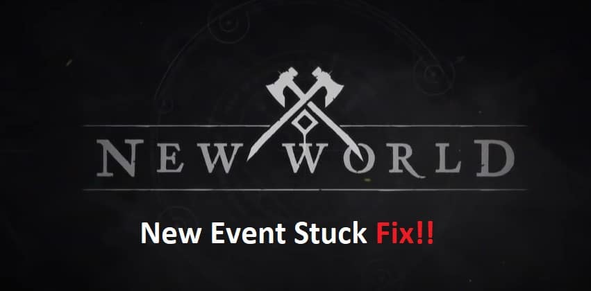 abandoning event stuck on screen new world
