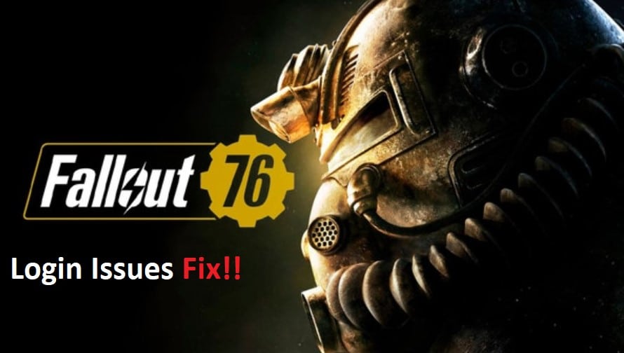 fallout 76 login issues