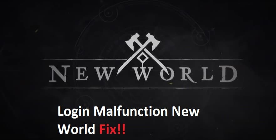 log in malfunction new world