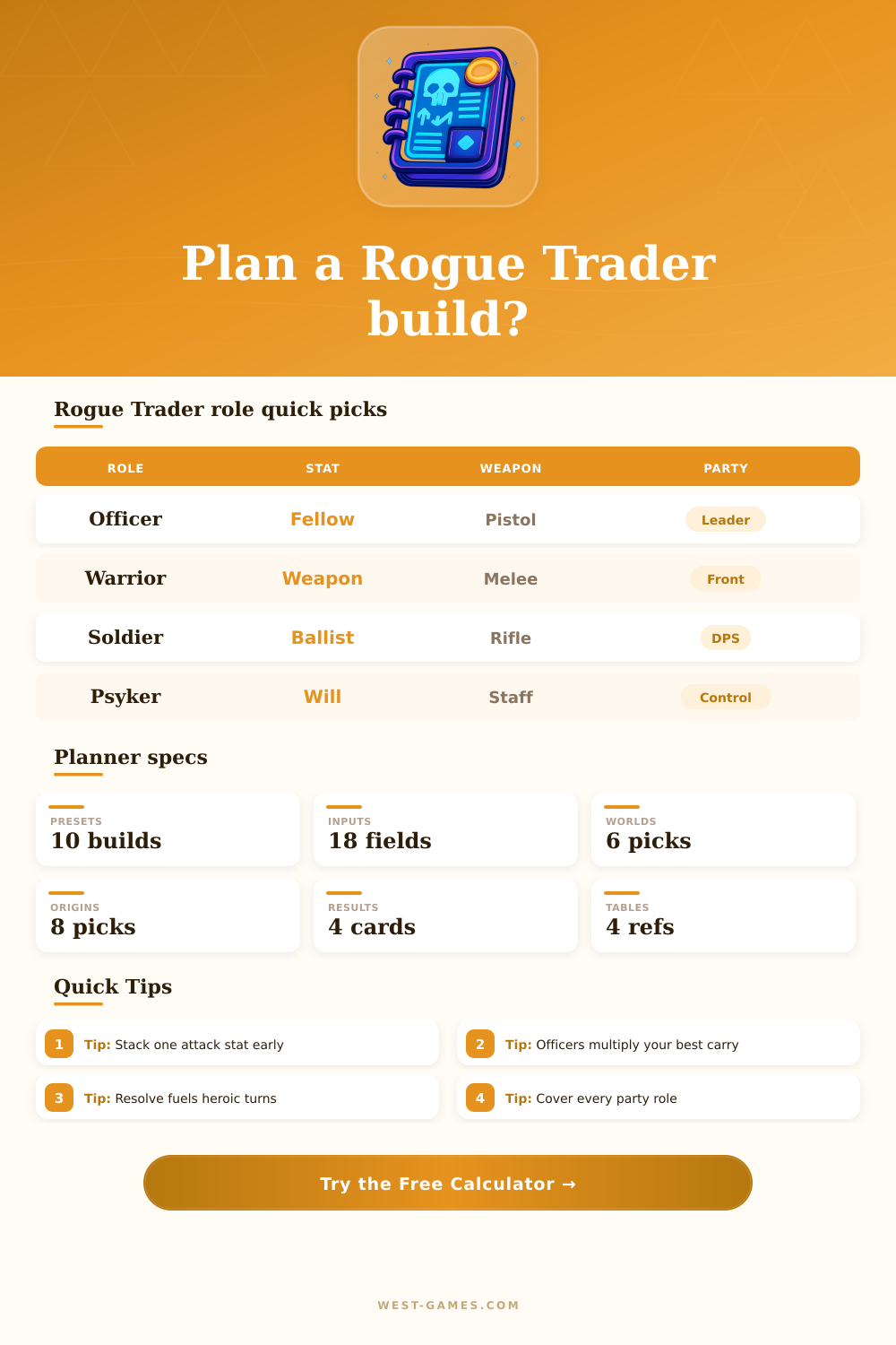 Rogue Trader Character Planner